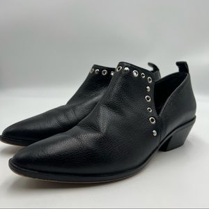 Rebecca Minkoff Annette Black Studded Leather Bootie